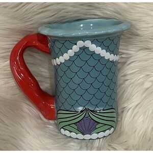 Little Mermaid Princess Ariel‎ Signature 3D Coffee Mug Cup Red Hair Disney Parks